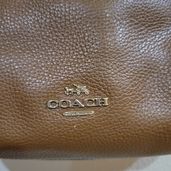 Coach Brown Leather Hand Bag, Shoulder Bag Purse - Picture 3 of 16